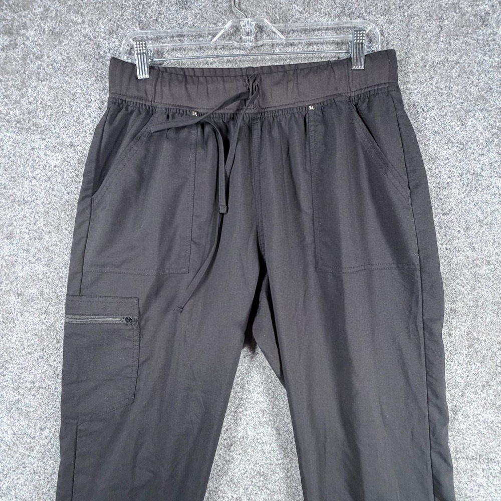 Scrubstar Ultimate Premium Scrubwear Jogger Pants Wonens L Black Comfort Stretch - Picture 4 of 16